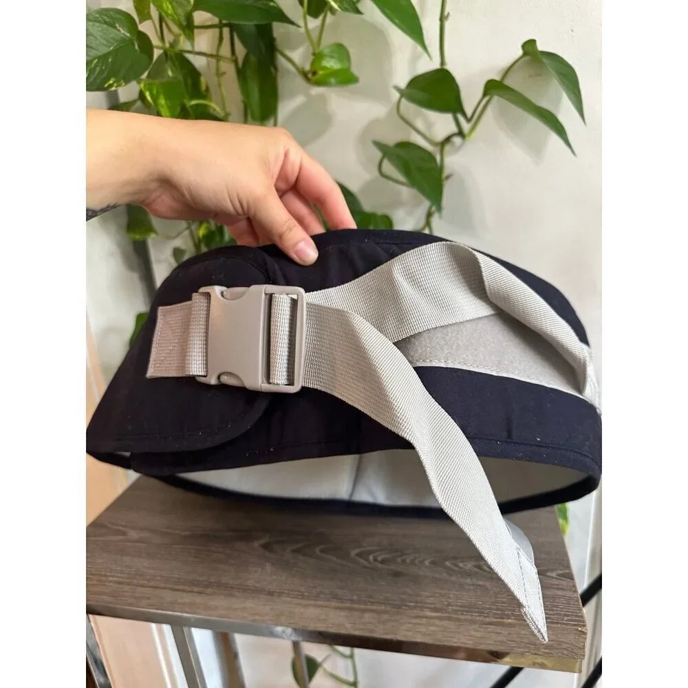 Glisoo Black Cotton Support Belt with Pouch